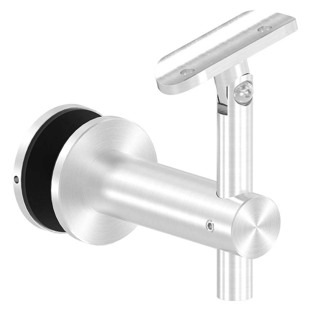 Handlaufhalter flexibel zur Glasbefestigung mit maximaler Glasstärke von 25,52mm, für ø 42,4 mm Rohr