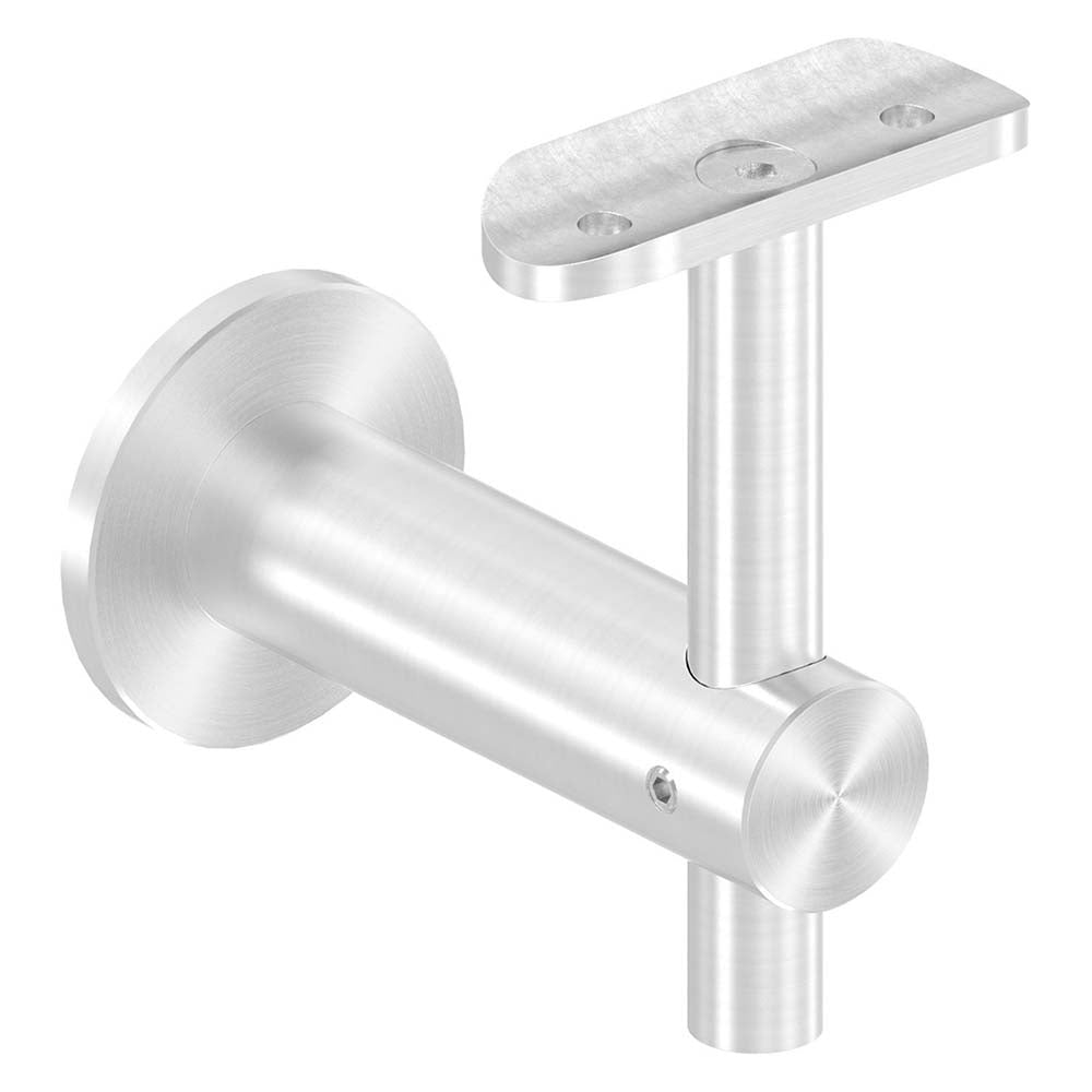 Handlaufhalter zur Wandbefestigung, mit ø 25mm Bügel und ø 14mm Stift, für ø 42,4 mm Rohr, mit M8 Innengewinde