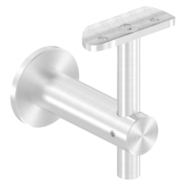 Handlaufhalter zur Wandbefestigung, mit ø 25mm Bügel und ø 14mm Stift, für ø 42,4 mm Rohr, mit M8 Innengewinde