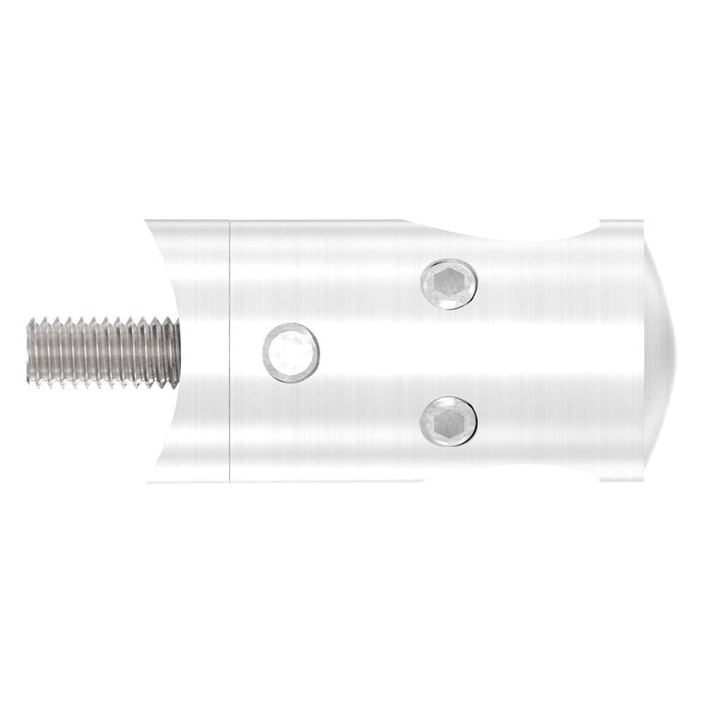 Querstabhalter 90° Außenecke, Anschluss für ø 42,4mm Rohr, für Stab ø 12mm, aus V2A