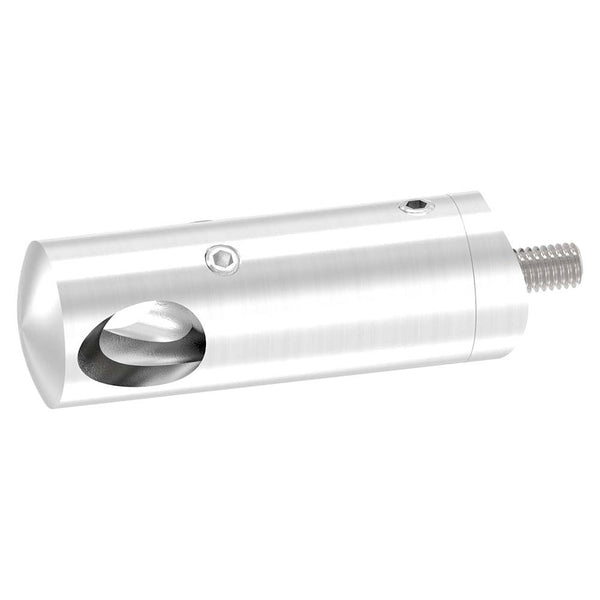 Querstabhalter 90° Innennecke, Anschluss für ø 42,4mm Rohr, für Stab ø 12mm, aus V2A