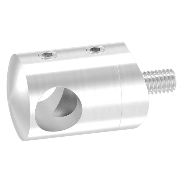 Querstabhalter Anschluss für ø 42,4mm Rohr, für Stab ø 12 mm, aus V4A