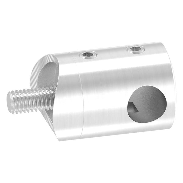Querstabendhalter Anschluss für ø 33,7mm Rohr, Ausführung Rechts, für Stab ø 10 mm