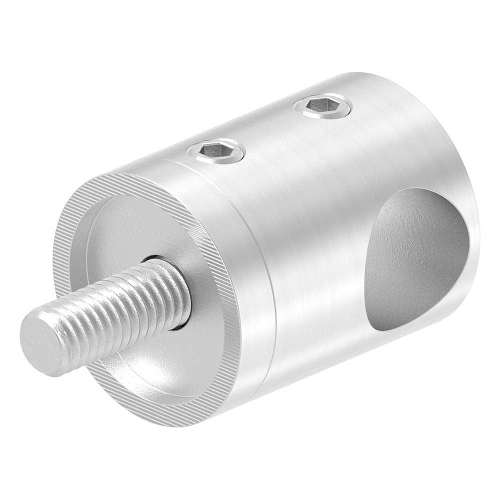 Querstabhalter Anschluss flach, für Stab ø 12 mm, aus V2A