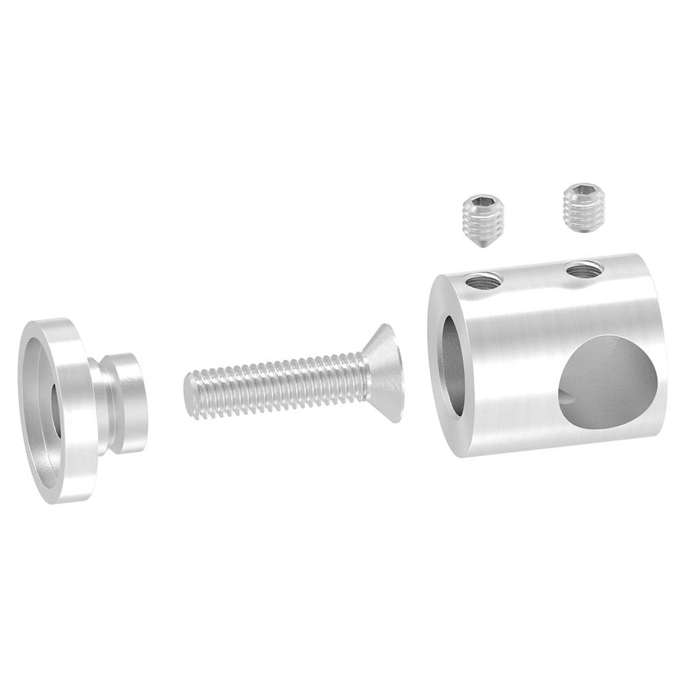 Querstabendhalter flacher Anschluss, Ausführung Rechts, für Stab ø 12 mm