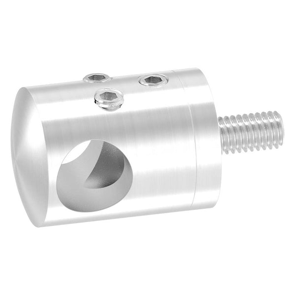 Querstabhalter zum Stoßen, flacher Anschluss, für Stab ø 12 mm