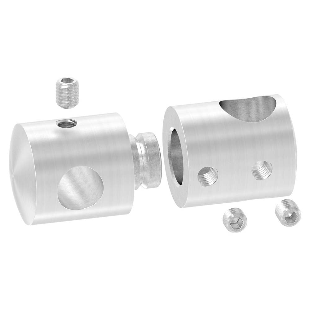 Doppelquerstabhalter, für Stab ø 12 mm an Stab ø 10mm