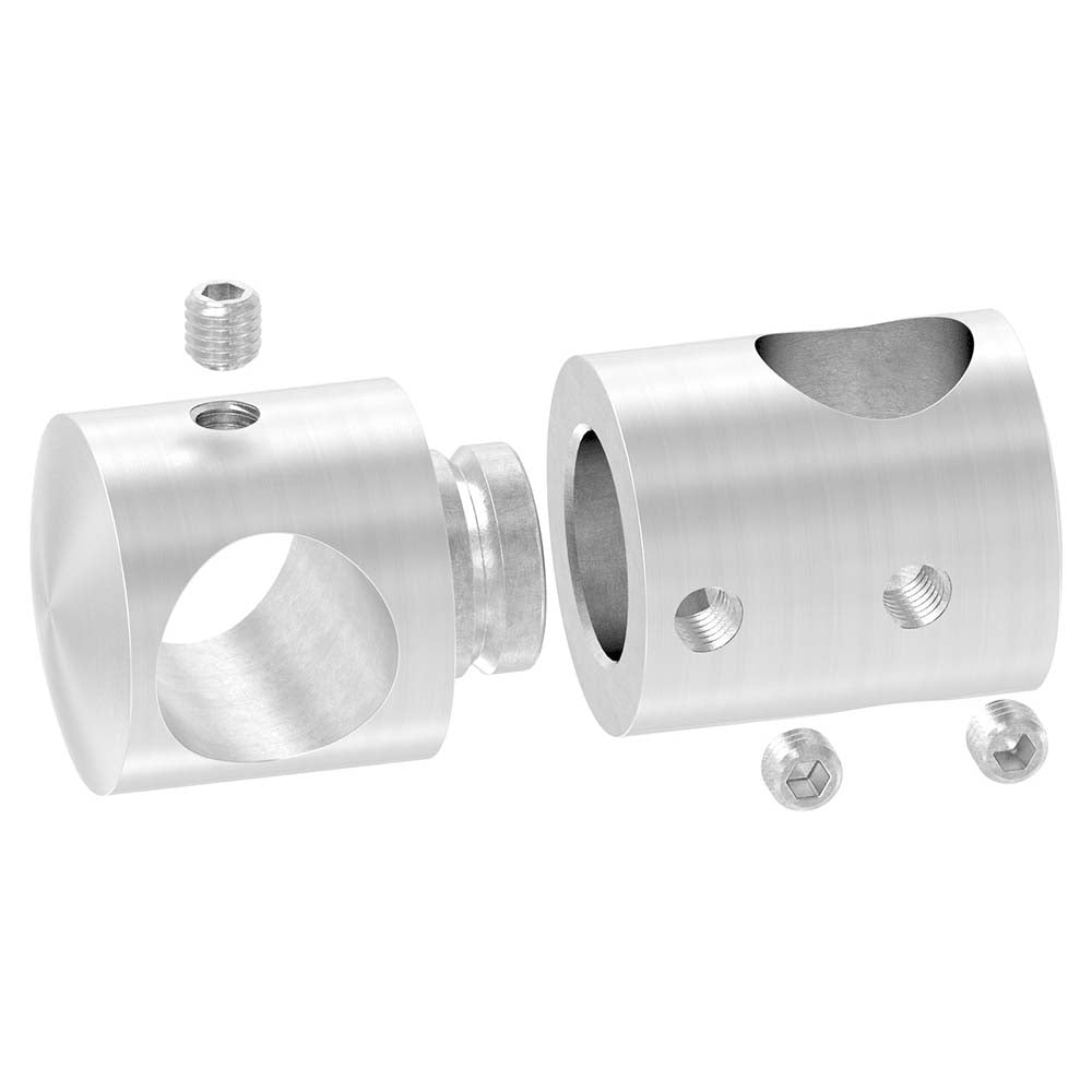 Doppelquerstabhalter, für Stab ø 14 mm an Stab ø 14mm