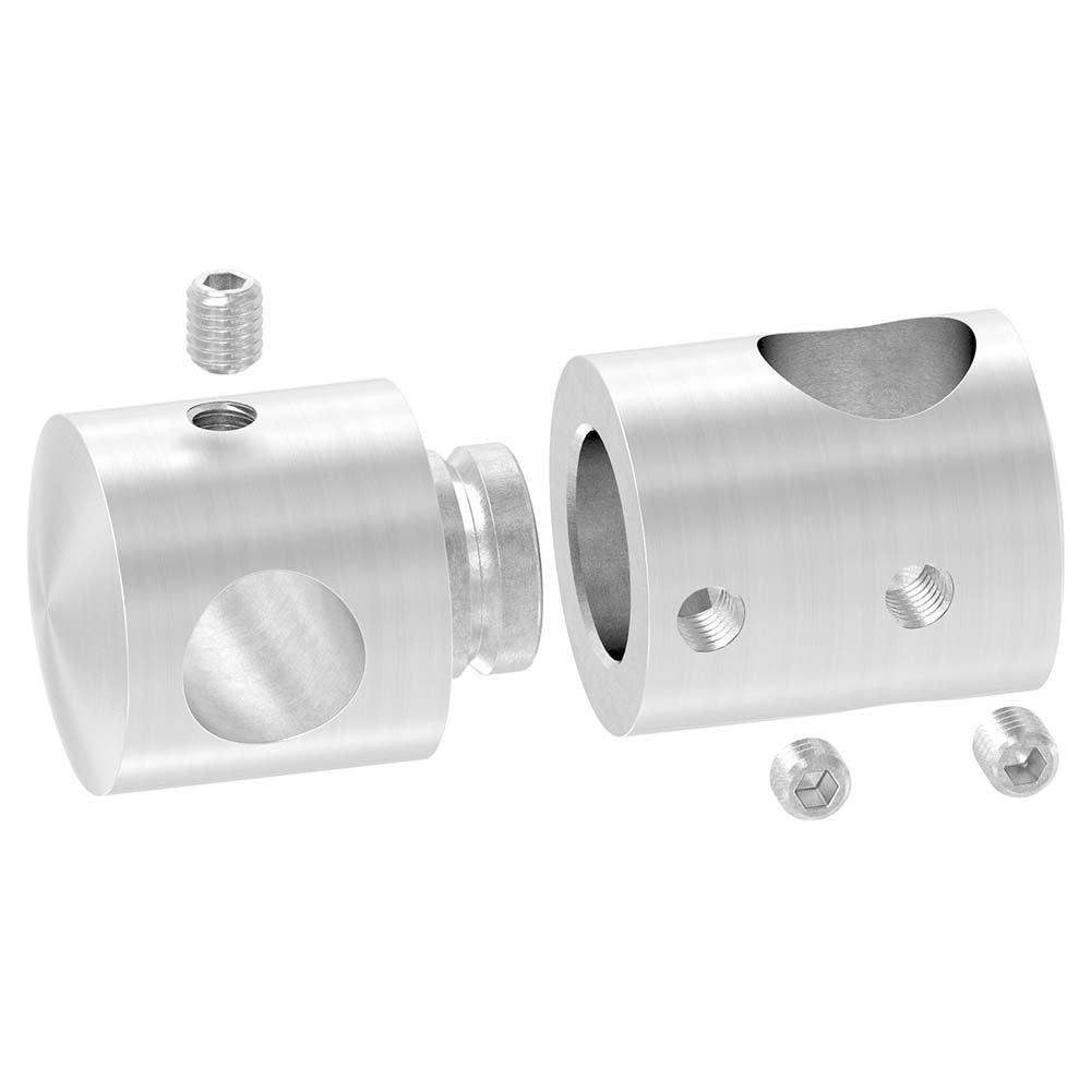 Doppelquerstabhalter, für Stab ø 16 mm an Stab ø 12mm