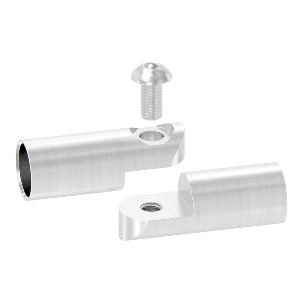 Stab-Verbindungsstück ø 13,5mm, flexibel, für Stab ø 12 mm, zum Kleben