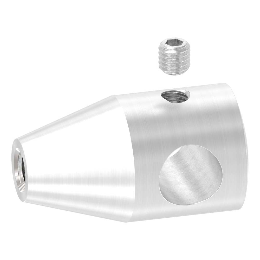 Querstabhalter mit M6 Gewinde für Stab ø 10 mm