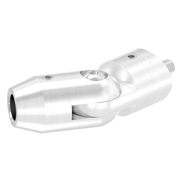 Querstabhalter mit Gelenk, Anschluss ø 42,4mm Rohr, für Stab ø 10 mm