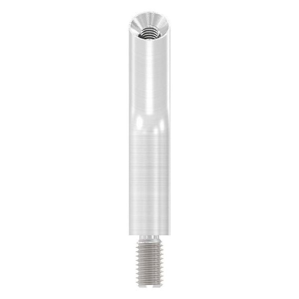 ø 12mm Stift 135° gebogen, mit M8 x 15mm Außengewinde unten und M6 x 20mm Innengewinde oben