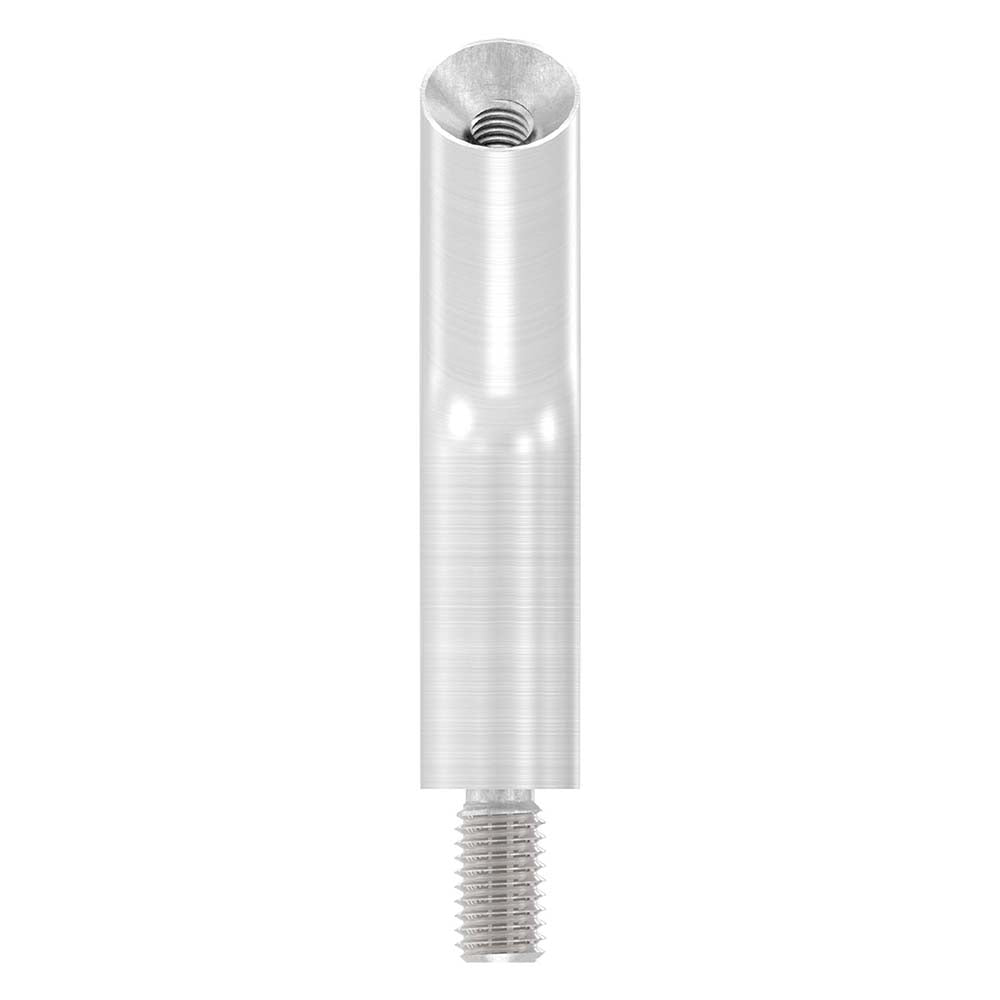 ø 14mm Stift 135° gebogen, mit M8 x 15mm Außengewinde unten und M6 x 20mm Innengewinde oben
