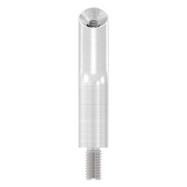 ø 14mm Stift 135° gebogen, mit M8 x 15mm Außengewinde unten und M6 x 20mm Innengewinde oben