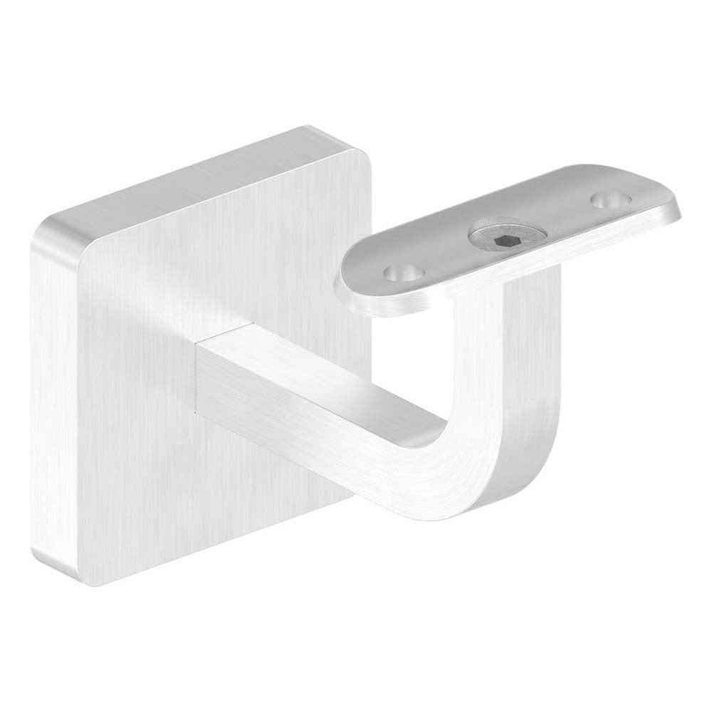 Handlaufhalter zur Wandbefestigung inkl. Cliprosette 60 x 60 x 11,5mm, für Rohr ø 42,4mm