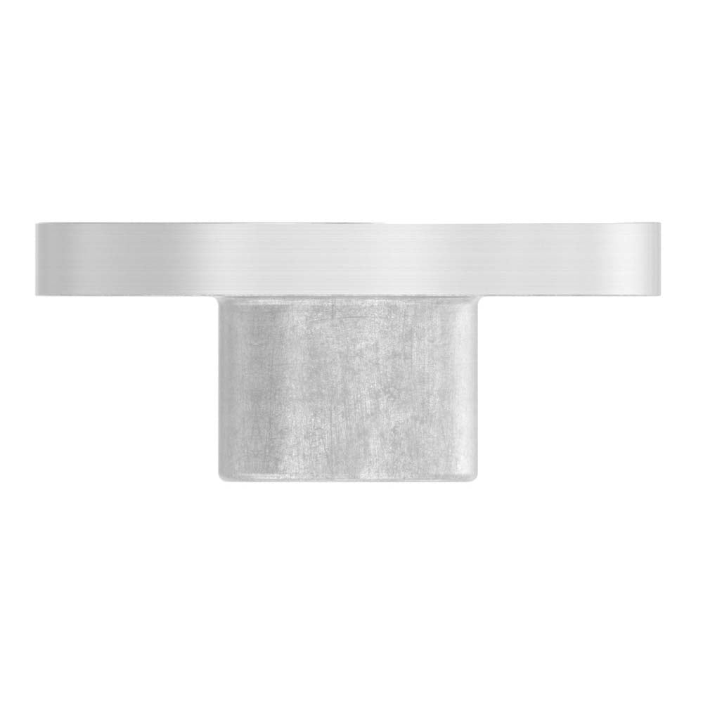 Platte mit M10 Innengewinde, zum Aufschweißen, für Rohr ø 33,7mm