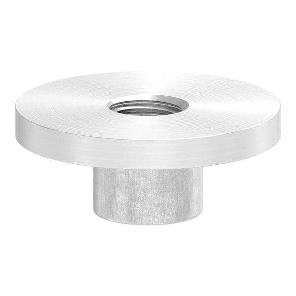 Platte mit M10 Innengewinde, zum Aufschweißen, für Rohr ø 33,7mm