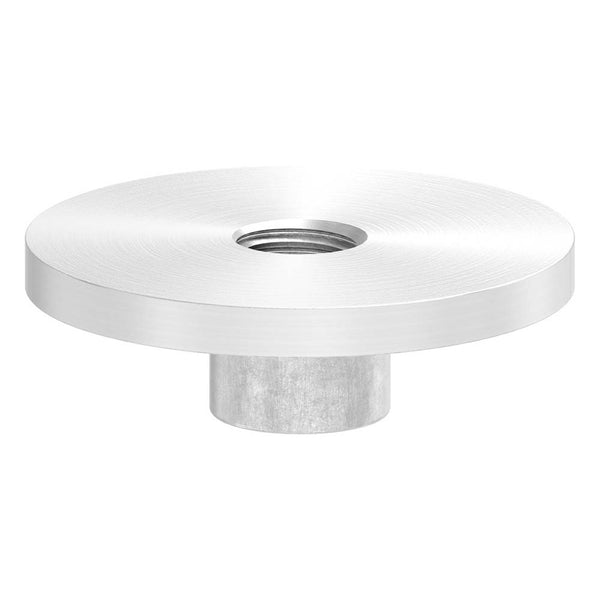 Platte mit M8 Innengewinde, zum Aufschweißen, für Rohr ø 42,4mm
