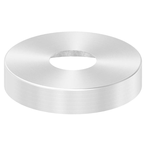 Abdeckrosette 125 x 25mm, Wandstärke 1mm, Bohrung ø 43mm