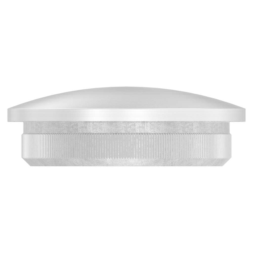 Endkappe leicht gewölbt (dünn), massiv, für Rohr ø 26,9 x 2,0mm, zum Einschlagen