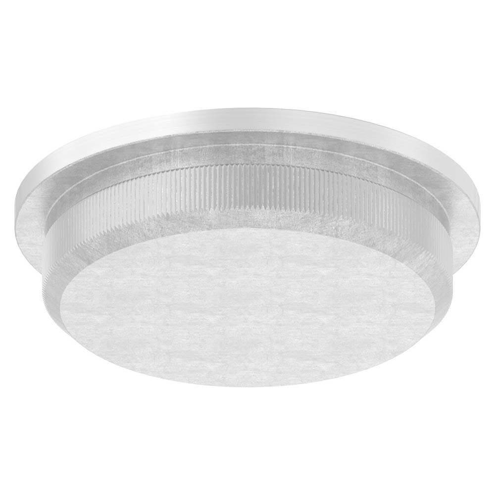 Endkappe leicht gewölbt (dünn), massiv, für Rohr ø 26,9 x 2,0mm, zum Einschlagen