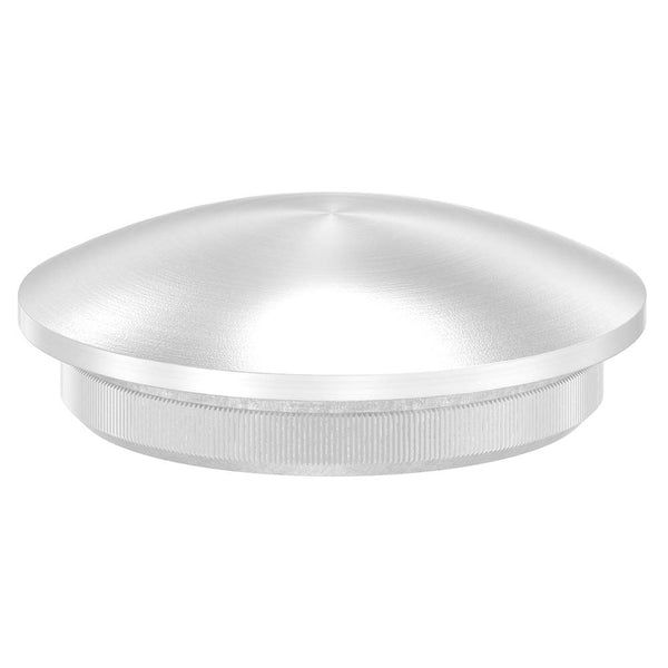 Endkappe leicht gewölbt (dünn), massiv, für Rohr ø 33,7 x 2,6mm, zum Einschlagen
