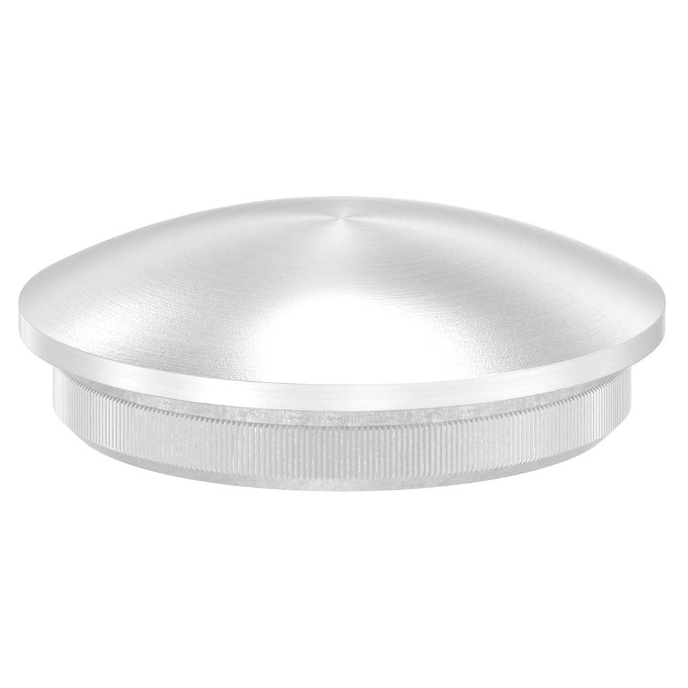 Endkappe leicht gewölbt (dünn), massiv, für Rohr ø 33,7 x 2,0mm, zum Einschlagen