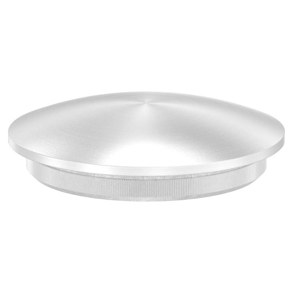 Endkappe leicht gewölbt (dünn), massiv, für Rohr ø 42,4 x 3,0mm, zum Einschlagen