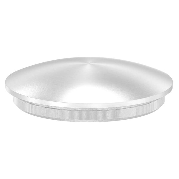 Endkappe leicht gewölbt (dünn), massiv, für Rohr ø 48,3 x 2,6mm, zum Einschlagen