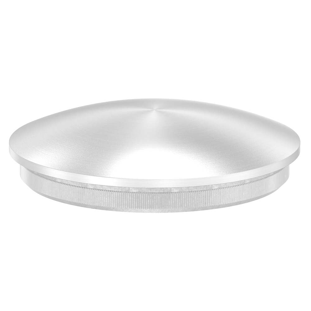 Endkappe leicht gewölbt (dünn), massiv, für Rohr ø 48,3 x 2,0mm, zum Einschlagen