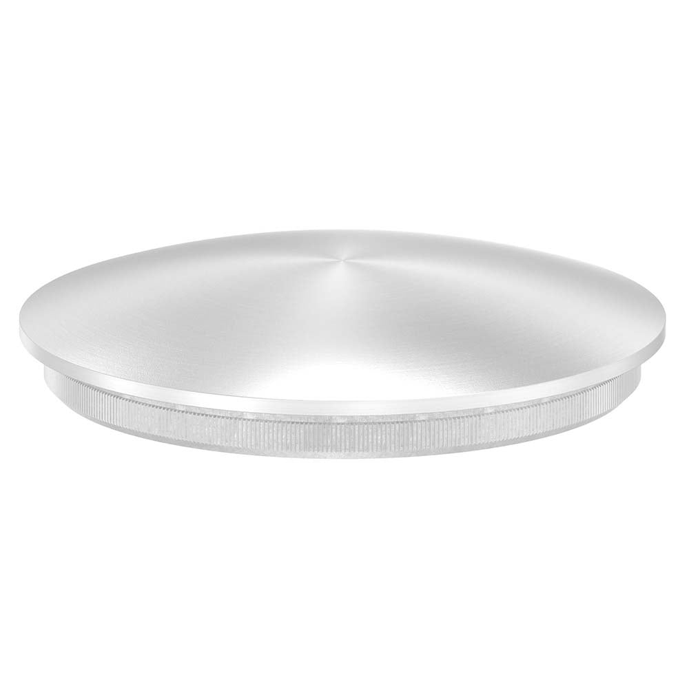 Endkappe leicht gewölbt (dünn), massiv, für Rohr ø 60,3 x 2,6mm, zum Einschlagen