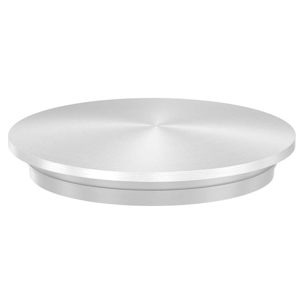 Endkappe leicht gewölbt (unten verjüngt), für Rohr ø 42,4 x 3,0mm, massiv mit Nase, zum Einschlagen