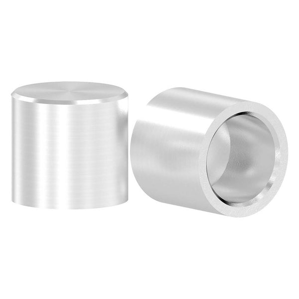 Endkappe flach, für ø 12mm Stab, zum Kleben