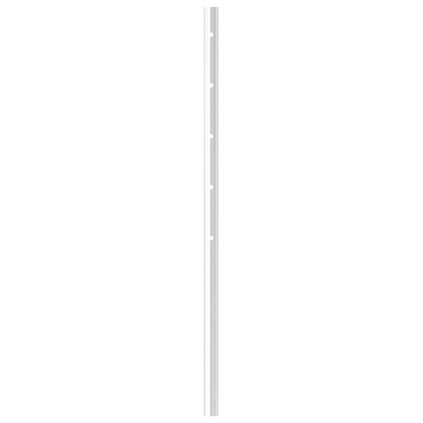 Geländerpfosten ø 42,4 x 2,0mm, mit fünf ø 12mm Durchgangsbohrungen, Länge 1190mm aus V2A Edelstahl
