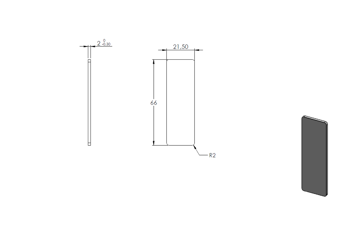 Boden-Glasklemme, eckig, für Glas 12,00 - 12,76mm, in V4A Edelstahl
