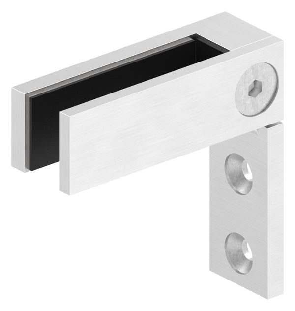 Glasverbinder für Wandmontage, für Glas 12,00 - 12,76mm, V4A