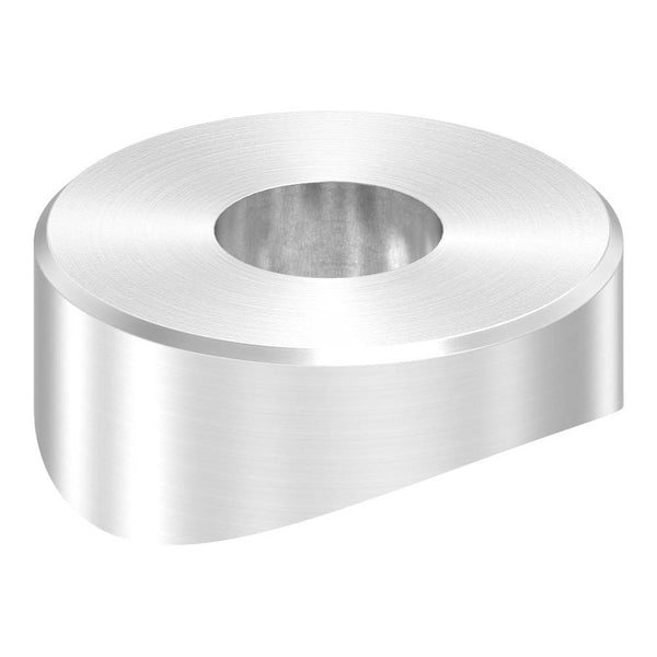 Ausgleichsstück für Anschluss ø 33,7mm, Außendurchmesser ø 22mm, Bohrung 8,5mm, in V2A
