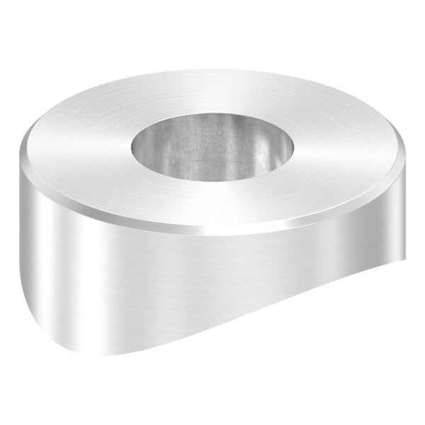 Ausgleichsstück für Anschluss ø 33,7mm, Außendurchmesser ø 25mm, Bohrung 10,5mm, in V2A