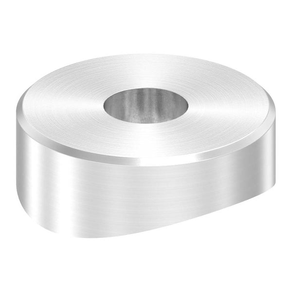 Ausgleichsstück für Anschluss ø 42,4mm, Außendurchmesser ø 20mm, Bohrung 6,5mm, in V2A