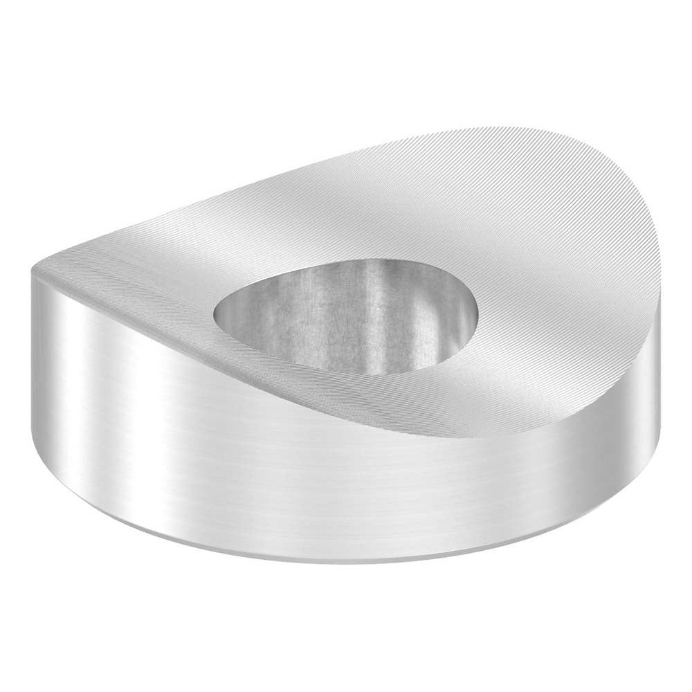 Ausgleichsstück für Anschluss ø 42,4mm, Außendurchmesser ø 25mm, Bohrung 10,5mm, in V2A