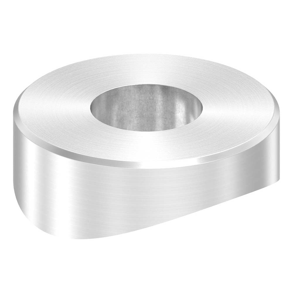 Ausgleichsstück für Anschluss ø 42,4mm, Außendurchmesser ø 25mm, Bohrung 10,5mm, in V2A