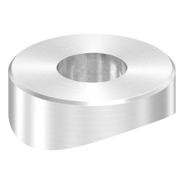 Ausgleichsstück für Anschluss ø 42,4mm, Außendurchmesser ø 25mm, Bohrung 10,5mm, in V2A