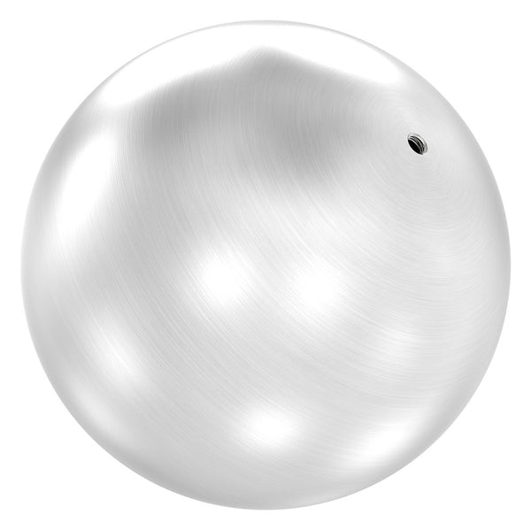 Edelstahlkugel hohl ø 200mm, mit M10 Gewinde