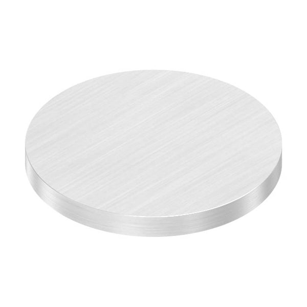 Ronde ø 42mm, Stärke 4mm, einseitig geschliffen, mit Längsschliff, in V4A
