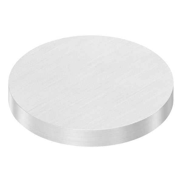 Ronde ø 80mm, Stärke 10mm, einseitig geschliffen, gelasert, mit Längsschliff