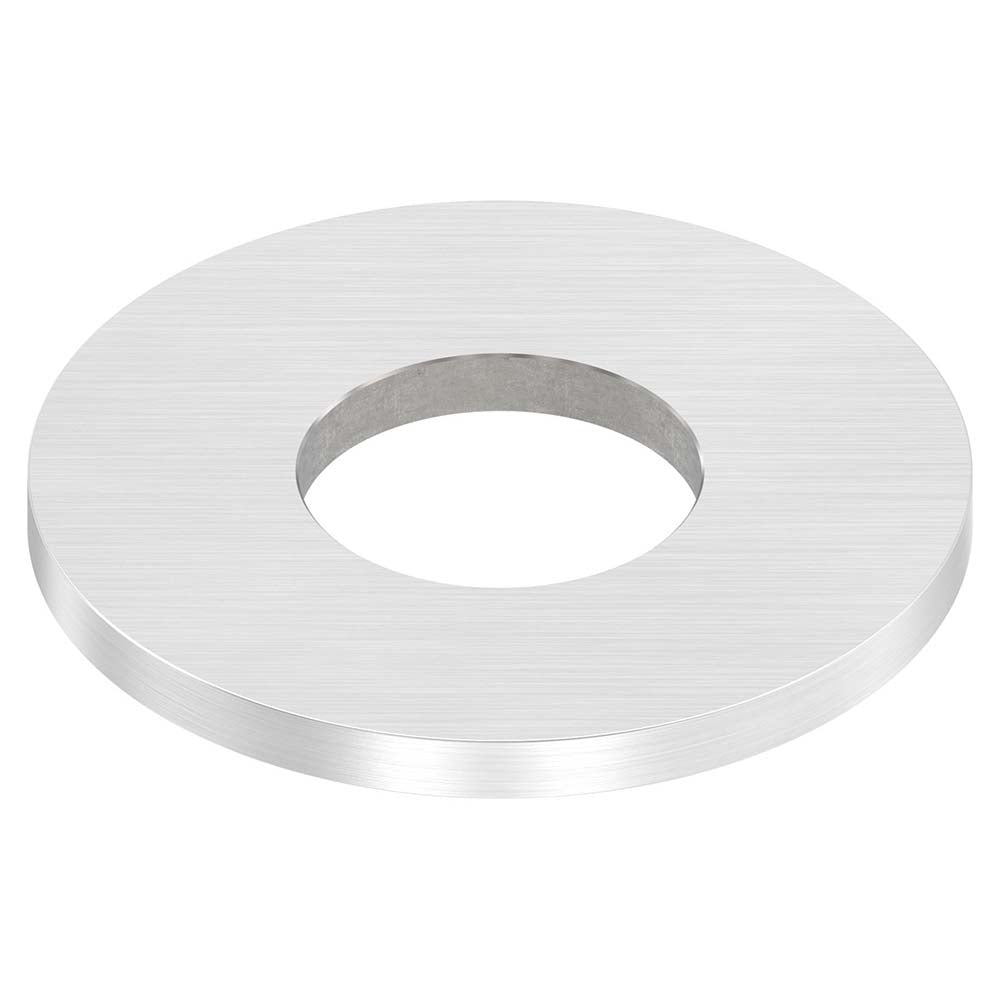 Ronde ø 80mm, Stärke 6mm, mit ø 34mm Mittelbohrung, einseitig geschliffen, mit Längsschliff