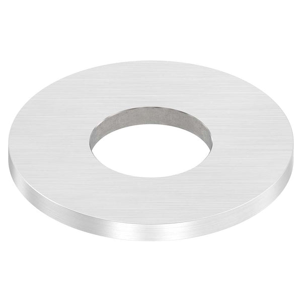 Ronde ø 80mm, Stärke 6mm, mit ø 34mm Mittelbohrung, einseitig geschliffen, mit Längsschliff