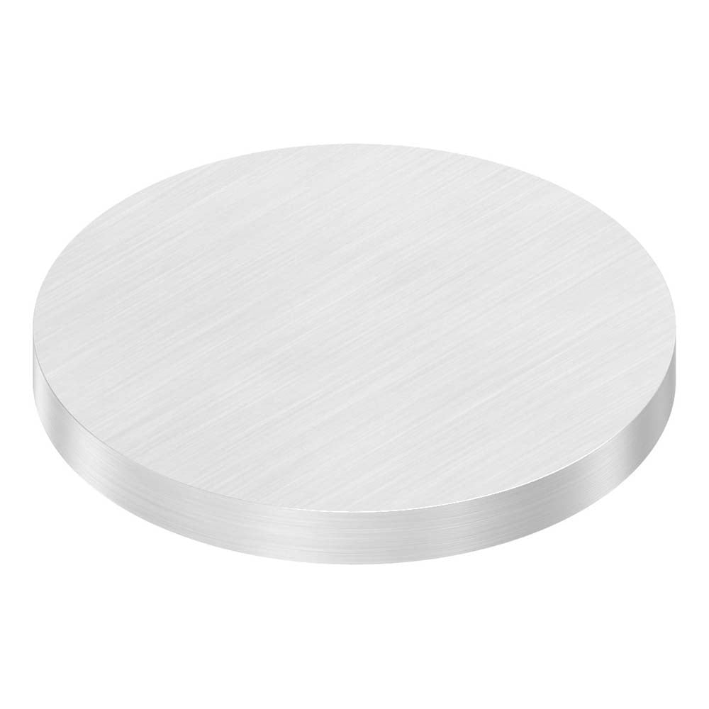 Ronde ø 80mm, Stärke 8mm, einseitig geschliffen, gelasert, mit Längsschliff