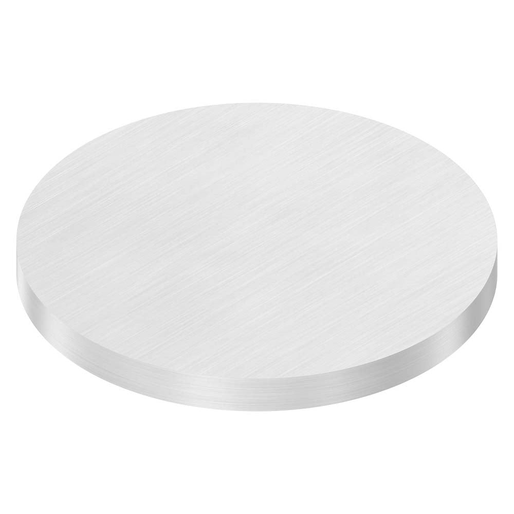 Ronde ø 120mm, Stärke 10mm, einseitig geschliffen, gelasert, mit Längsschliff